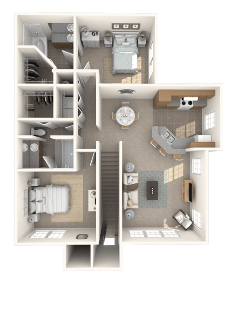 St Lucia Floor Plan  at Bay Harbor, Fort Myers, FL